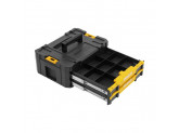 Ящик для инструмента DeWALT TSTAK, (TSTAK IV) DWST1-70706, c 2-мя мелкими выдвижными секциями модульной системы хранения