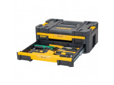 Ящик для инструмента DeWALT TSTAK, (TSTAK IV) DWST1-70706, c 2-мя мелкими выдвижными секциями модульной системы хранения