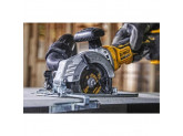 Аккумуляторная циркулярная пила DeWALT, 115 мм, 4400 об/мин, с 2 АКБ 5 Ач и ЗУ, в кейсе TSTAK, DCS571P2