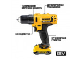 Аккумуляторная безударная дрель-шуруповерт DeWALT DCD710D2, 180 Вт, 10.8 (12) В, XR