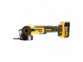 Аккумуляторная бесщеточная угловая шлифмашина DeWALT, 18 В, 125 мм, 9000 об/мин, чемодан, с 2 АКБ 5 Ач и ЗУ, в кейсе TSTAK, DCG405P2