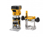 Аккумуляторный бесщеточный комбинированный фрезер DeWALT, 18 В, 25500 об/мин, с 2 АКБ 5 Ач и ЗУ, в кейсе TSTAK, DCW604P2
