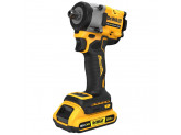 Аккумуляторный бесщеточный гайковерт DeWALT, 18 В, 610 Нм, 2500 об/мин, 3550 уд/мин, c 2 АКБ 2 Ач и ЗУ, в кейсе, DCF922D2T