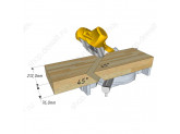 Торцовочная пила DeWALT, 1675 Вт, 305 мм, 3800 об/мин, DWS780