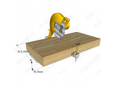 Торцовочная пила DeWALT, 1675 Вт, 305 мм, 3800 об/мин, DWS780