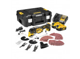 Аккумуляторный бесщеточный многофункциональный инструмент DEWALT, 18 В, 20000 кол/мин, с 2 АКБ 5 Ач и ЗУ, в кейсе TSTAK, DCS356P2