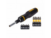 Отвертка DEWALT, телескопическая, со сменными битами, 10 бит, DWHT68001-0