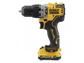 Ударная бесщеточная дрель-шуруповерт DeWALT, 250 Вт, 10.8 (12) В, 57.5 Нм, 1500 об/мин, 25500 уд/мин, DCD706D2,