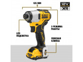 Компактный импульсный бесщеточный шуруповерт 10.8 (12) В DeWALT DCF801D2