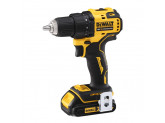 Аккумуляторная бесщеточная дрель-шуруповерт DeWALT, 18 В, 1650 об/мин, с 2 АКБ 1.5 Ач и ЗУ, в кейсе TSTAK, DCD708S2T