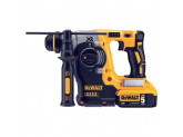 Аккумуляторный бесщеточный перфоратор DeWALT, 18 В, 2.1 Дж, 4600 уд/мин, 1100 об/мин, с 2 АКБ 5 Ач и ЗУ, в кейсе, DCH273P2