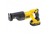 Аккумуляторная сабельная пила DeWALT, 18 В, 2950 ход/мин, c 2 АКБ 4 Ач и ЗУ, в кейсе, DCS380M2