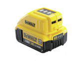 Зарядное устройство для мобильных устройств DeWALT, с 2 портами USB, 10.8-18 В, 1.5 А, DCB090