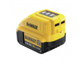 Зарядное устройство для мобильных устройств DeWALT, с 2 портами USB, 10.8-18 В, 1.5 А, DCB090