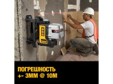 Самовыравнивающийся линейный КРАСНЫЙ лазерный уровень DeWALT DW089K