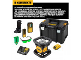 Самовыравнивающийся ротационный ЗЕЛЕНЫЙ лазерный уровень DeWALT DCE079D1G