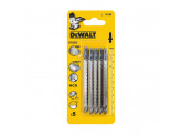 Пилка для лобзика по дереву из высокоуглеродистой стали DeWALT DT2053, HCS, 100 x 73 x 2.5 x 40 мм, T101BR, 5 шт.