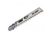 Пилка для лобзика DeWALT EXTREME PRECISION CUT DT2207, по дереву из высокоуглеродистой стали, HCS, 100 x 75 x 2.5 x 40 мм, T101BR, 5 шт.