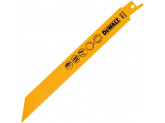 Полотно по металлу для сабельных пил биметаллическое DeWALT DT2353, BiM, 203 x 1.8 мм, 5 шт.