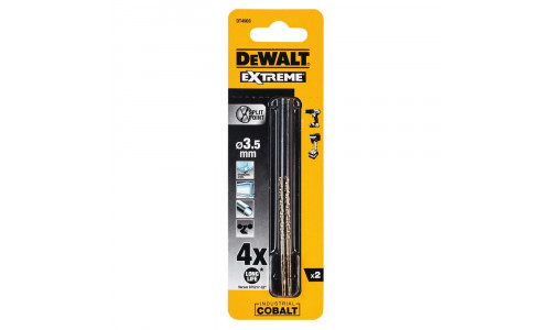 Сверло DeWALT DT4903, по металлу COBALT 5%, 3.5 x 70 x 39 мм, 2 шт.