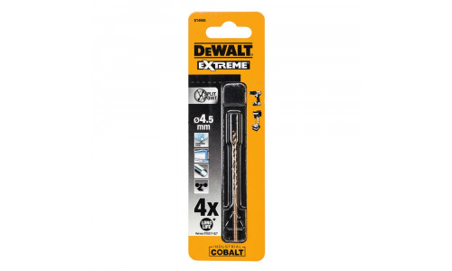 Сверло DeWALT DT4905, по металлу COBALT 5%, 4.5 x 80 x 46 мм