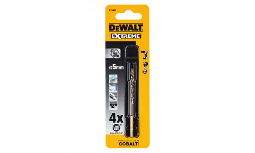 Сверло DeWALT DT4906, по металлу COBALT 5%, 5 x 86 x 46 мм
