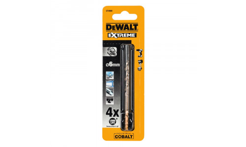 Сверло DeWALT DT4908, по металлу COBALT 5%, 6 x 93 x 52 мм