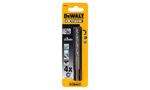 Сверло DeWALT DT4911, по металлу COBALT 5%, 7 x 109 x 66 мм