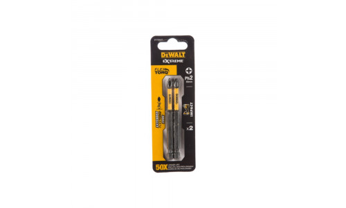 Биты ударные DeWALT DT70567T, IMPACT Torsion, (Ph2, 89 мм, 2 шт.)