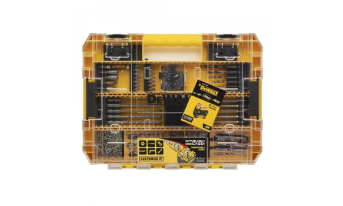 Набор ToughCase+ (85 шт.) DeWALT DT70762 с органайзером TSTAK