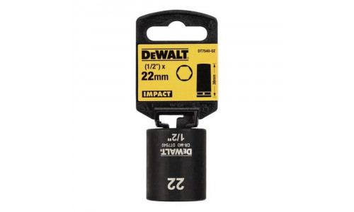 Ударная накидная головка 22MM ½" DeWALT DT7540