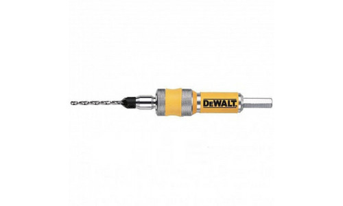 Быстросменный узел DeWALT DT7602, хвостовик, бита Pz2, пилотное сверло с зенкером для шурупов толщиной 5 мм, Flip&Drive