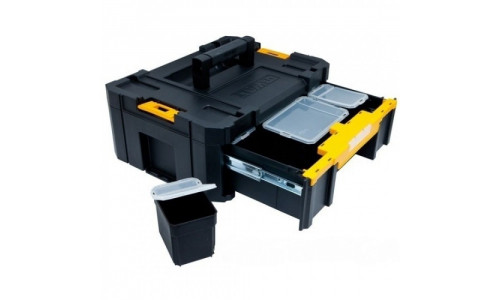 Ящик для инструмента DeWALT TSTAK, (TSTAK III) DWST1-70705, глубокий с 6 контейнерами модульной системы хранения