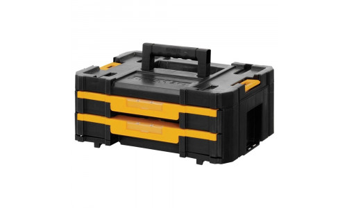 Ящик для инструмента DeWALT TSTAK, (TSTAK IV) DWST1-70706, c 2-мя мелкими выдвижными секциями модульной системы хранения