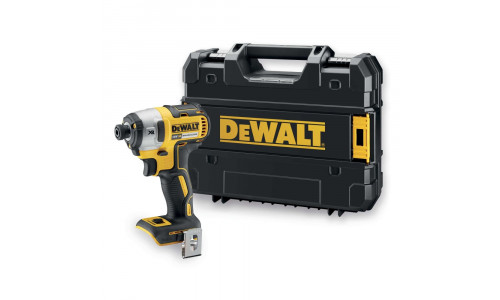 Аккумуляторный бесщеточный шуруповерт DeWALT, 18 В, 205 Нм, 3250 об/мин, 3800 уд/мин, без АКБ и ЗУ, в кейсе TSTAK, DCF887NT