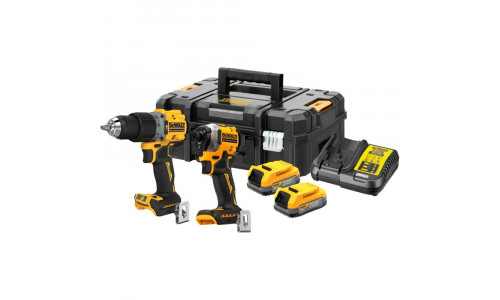 Набор из двух инструментов DeWALT: дрель-шуруповерт DCD805 + шуруповерт DCF850, DCK2050E2T