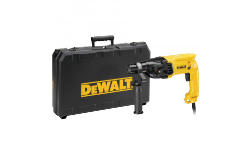 Перфоратор DeWALT, 710 Вт, 2 Дж, 5680 уд/мин, 1500 об/мин, в кейсе, D25033K