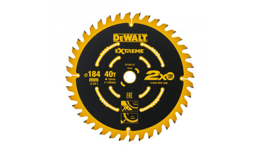 Пильный диск DeWALT DT1668, 184x16 мм