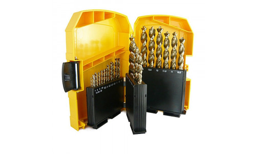 Набор сверл DeWALT EXTREME HSS-G DT7926, по металлу в пластиковом боксе 1-13 мм, 29 шт.