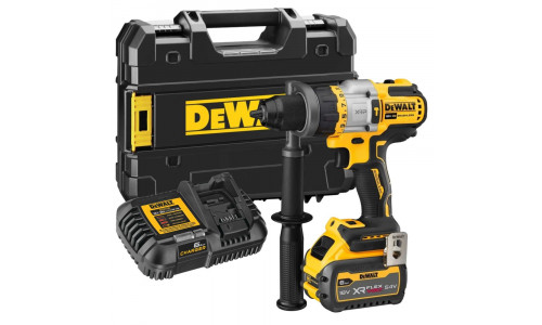 Ударная дрель-шуруповерт DeWALT DCD999T1, с АКБ и ЗУ, в кейсе