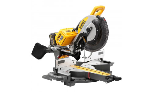 Аккумуляторная бесщеточная торцовочная пила DEWALT FLEXVOLT, 2x54 В, 305 мм, 3800 об/мин, с 2 АКБ 6 Ач и ЗУ, DHS780T2A