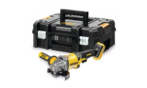 Аккумуляторная угловая шлифмашина DEWALT DCG414NT, 54 В, 125 мм, 9000 об/мин, без АКБ и ЗУ, в кейсе TSTAK (DCG414NT-XJ)