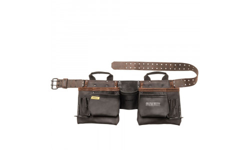 Кожаный ремень DEWALT с навесными сумками, DWST50112-1