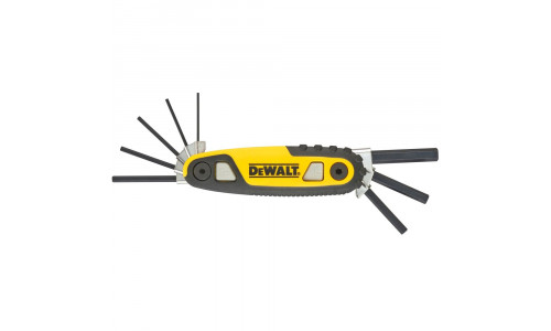 Набор шестигранных ключей DEWALT DWHT0-70263, 1.5-8 мм, 8 шт.