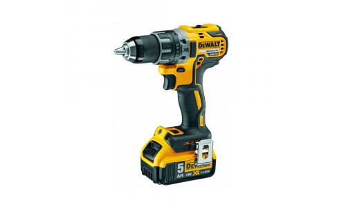 Аккумуляторная безударная бесщеточная дрель-шуруповерт DeWALT DCD791P2, 18 В