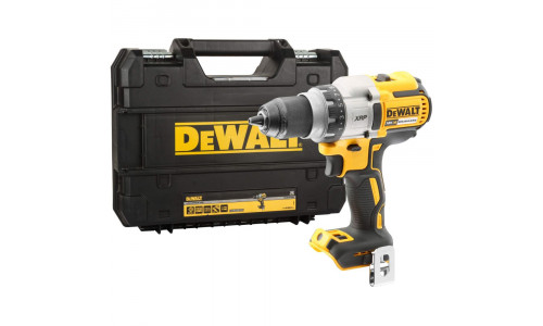 Аккумуляторная бесщеточная дрель-шуруповерт DeWALT, 18 В, 2000 об/мин, без АКБ и ЗУ в кейсе, DCD991NT
