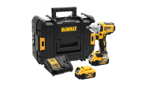 Аккумуляторный бесщеточный гайковерт DeWALT, 18 В, 447 Нм, 2000 об/мин, 3100 уд/мин, с 2 АКБ 5 Ач и ЗУ, в кейсе TSTAK, DCF894P2