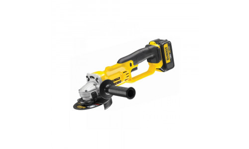 Аккумуляторная углошлифовальная машина DeWALT DCG412M2, 125 мм, 18 В, XR 2 АКБ по 4 Ач и ЗУ в комплекте