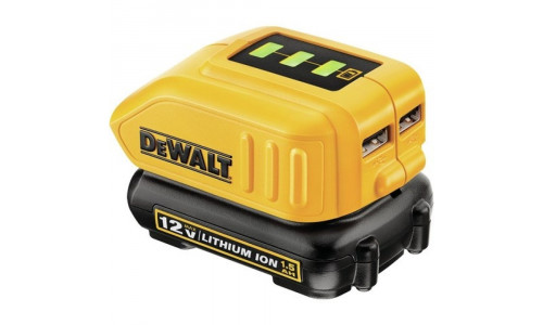 Зарядное устройство для мобильных устройств DeWALT, с 2 портами USB, 10.8-18 В, 1.5 А, DCB090