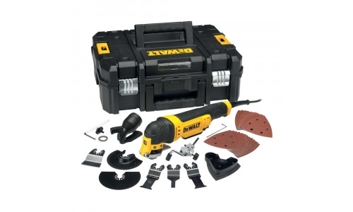 Многофункциональный инструмент DeWALT, 300 Вт, 22000 кол/мин, в кейсе TSTAK, DWE315KT